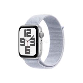 APPLE Watch SE 2 (2024) GPS (44 mm) ezüst alumíniumtok, fakókék sportszíj okosóra MXET3QH/A small