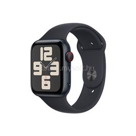 APPLE Watch SE 2 GPS + Cellular (44 mm) éjfekete alumínium tok, éjfekete sportszíj (M/L) MXGM3QH/A small