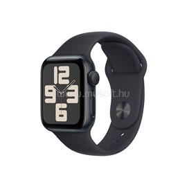 APPLE Watch SE 2 GPS (40 mm) éjfekete alumínium tok, éjfekete sportszíj (M/L) MR9Y3QF/A small