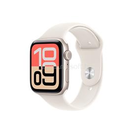 APPLE Watch SE 3 GPS (44 mm) csillagfény alumíniumtok, csillagfény sportszíj (M/L) MEHJ4ZR/A small