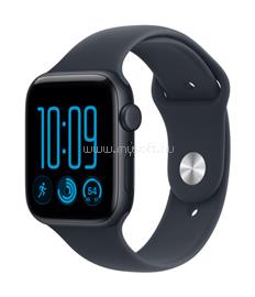 APPLE Watch SE 3 GPS + Cellular (44 mm) éjfekete alumíniumtok, tengerészkék sportszíj (M/L) MJLT4ZR/A small
