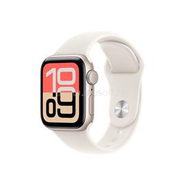 APPLE Watch SE 3 GPS (40 mm) csillagfény alumíniumtok, csillagfény sportszíj (S/M) MEH34MP/A small