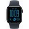 APPLE Watch SE 3 GPS (40 mm) éjfekete alumíniumtok, tengerészkék sportszíj (M/L) MJL14ZR/A small