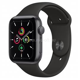 APPLE Watch SE GPS, 44mm Space Gray Aluminium Case with Black Sport Band - Regular MYDT2HC/A small