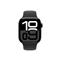 APPLE Watch Series 10 GPS (42mm) kozmoszfekete alumíniumtok, fekete sportszíj (M/L) MWWF3QH/A small