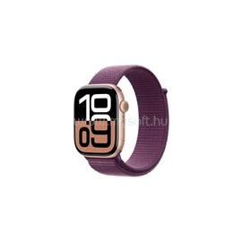 APPLE Watch Series 10 GPS (46mm) rozéarany alumíniumtok, szilva sportszíj  MWWV3QF/A small