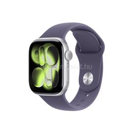 APPLE Watch Series 11 GPS + Cellular (42mm) ezüst alumíniumtok, ködös lila sportszíj (M/L) MF8J4MP/A small