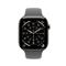 APPLE Watch Series 11 GPS + Cellular (46mm) natúr titántok, kőszürke sportszíj (S/M) MFCW4ZR/A small