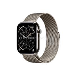 APPLE Watch Series 11 GPS + Cellular (46mm) natúr titántok, natúr milánói szíj (M/L) MFD04MP/A small