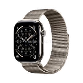 APPLE Watch Series 11 GPS + Cellular (46mm) natúr titántok, natúr milánói szíj (S/M) MFCY4MP/A small