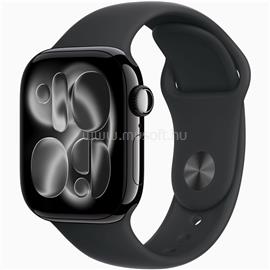 APPLE Watch Series 11 GPS (42mm) kozmoszfekete alumíniumtok, fekete sportszíj (M/L) MEQU4MP/A small