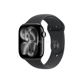 APPLE Watch Series 11 GPS (46mm) kozmoszfekete alumíniumtok, fekete sportszíj (S/M) MEUW4MP/A small