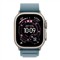 APPLE Watch Ultra 3 GPS + Cellular (49mm) natúr titántok, világoskék alpesi pánt small MEWK4QH/A small
