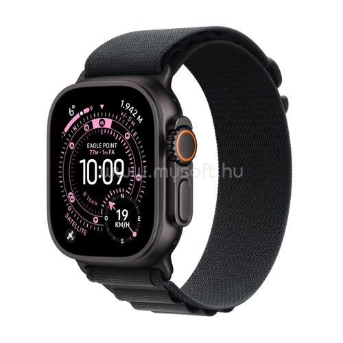 APPLE Watch Ultra 3 GPS + Cellular (49mm) fekete titántok, fekete alpesi pánt large