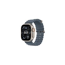 APPLE Watch Ultra 3 GPS + Cellular (49mm) natúr titántok, acélkék óceán szíj MEWH4QF/A small