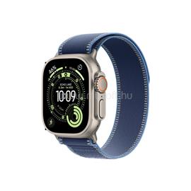 APPLE Watch Ultra 3 GPS + Cellular (49mm) natúr titántok, kék-élénkkék terep pánt (M/L) MEWU4QF/A small