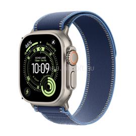 APPLE Watch Ultra 3 GPS + Cellular (49mm) natúr titántok, kék-élénkkék terep pánt (S/M) MEWR4QF/A small