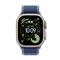 APPLE Watch Ultra 3 GPS + Cellular (49mm) natúr titántok, kék-élénkkék terep pánt (S/M) MEWR4QF/A small