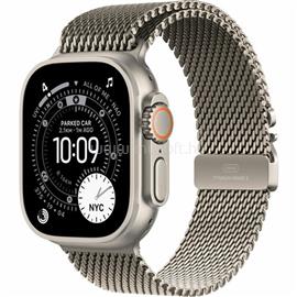 APPLE Watch Ultra 3 GPS + Cellular (49mm) natúr titántok, natúr titán milánói pánt M/L MEWY4QH/A small