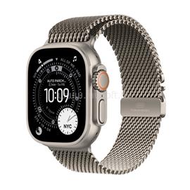 APPLE Watch Ultra 3 GPS + Cellular (49mm) natúr titántok, natúr titán milánói pánt small MEWW4QF/A small