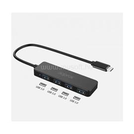 APPROX APPC54 USB HUB - Type-C 4in1 HUB (4db USB3.0) Fekete APPC54 small