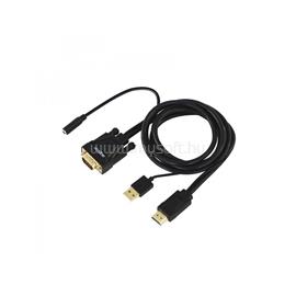 APPROX Átalakító - HDMI to VGA + Audio + Power cable APPC22 small