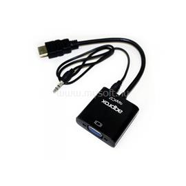 APPROX Átalakító - HDMI to VGA + AUDIO adapter APPC17 small