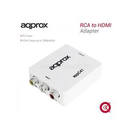 APPROX Átalakító - RCA to HDMI adapter (1080p / 60Hz, 720p / 60Hz) APPC41 small