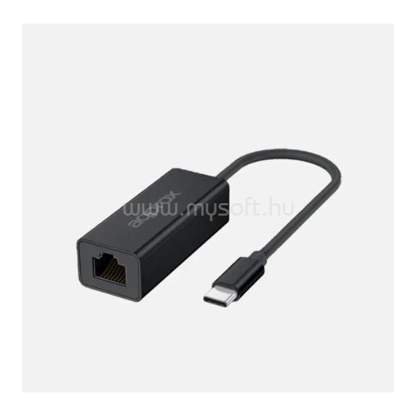 APPROX USB Type-C/2.5G RJ45 átalakító (fekete)