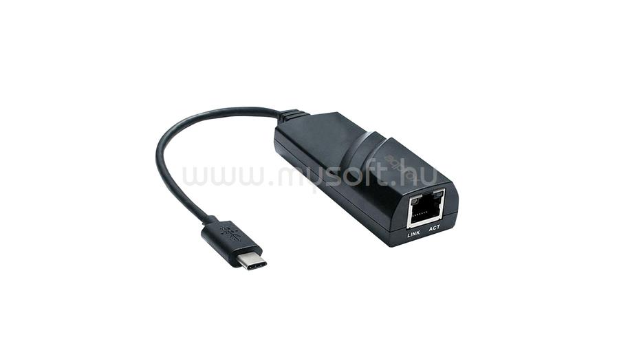APPROX Átalakító - Type-C to RJ45 (10/100/1000Mbps) Fekete