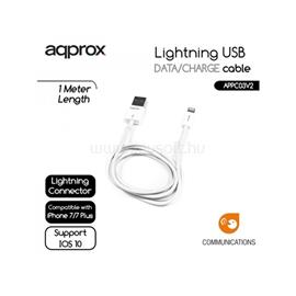 APPROX Kábel -  USB to Lightning (Apple, iPhone, iPad) APPC03V2 small