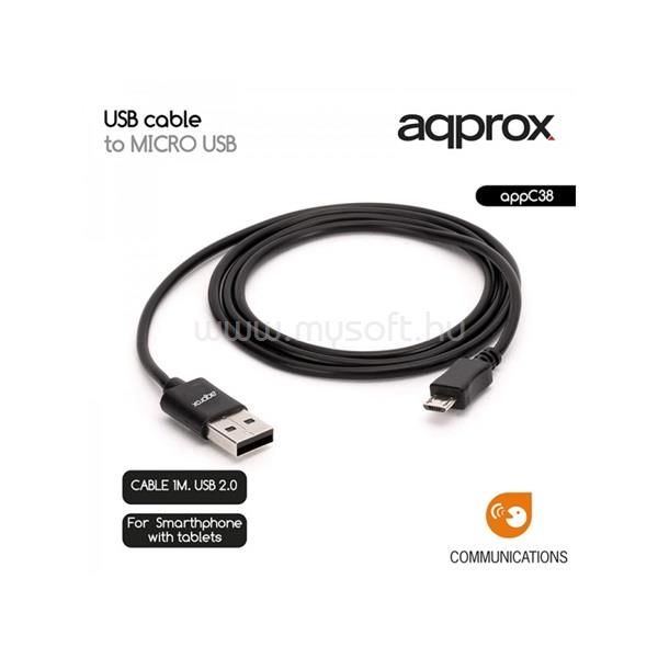 APPROX Kábel - USB2.0 to Micro USB 1m