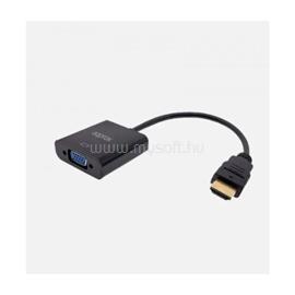 APPROX Kábel átalakító - HDMI to VGA Adapter +  audio output APPC11V3 small
