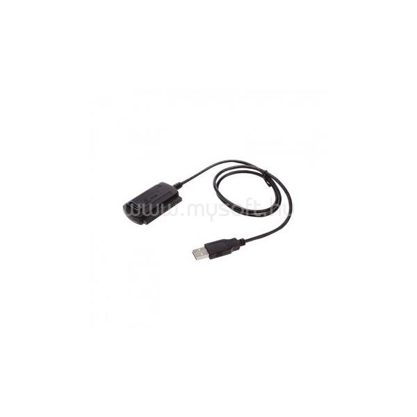 APPROX Kábel Átalakító - USB2.0 - IDE SATA Adapter, Fekete