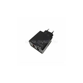 APPROX Telefon töltő - 2db USB2.0, 18W, QC3.0, Fekete APPUSBWALLQC small