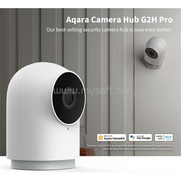 AQARA G2H Pro Kamera + ZigBee Smart Hub, 2MP 1920x1080p, Kétirányú Audio, beltéri - CH-C01