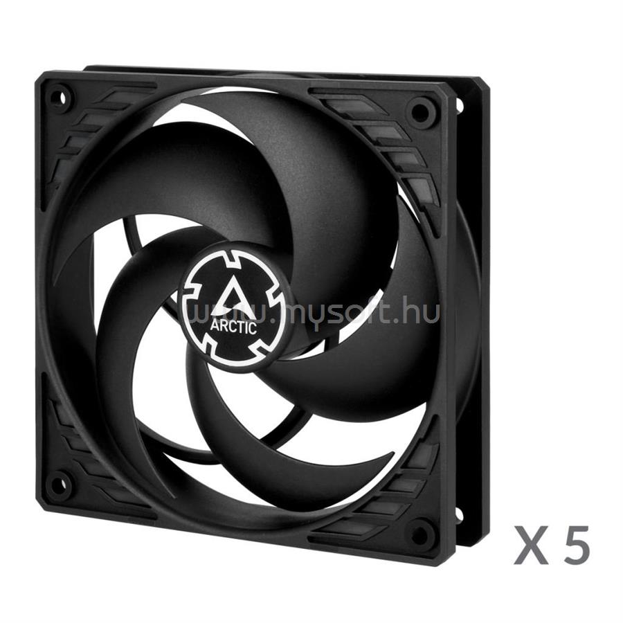 ARCTIC COOLING P12 PWM PST Value Pack ház hűtő ventilátor 12cm 5db-os (fekete)