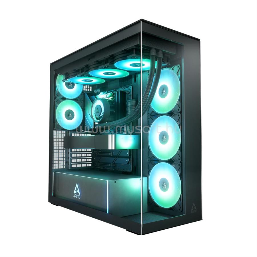 ARCTIC Xtender Clear Tempered Glass Black