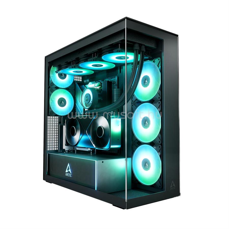 ARCTIC Xtender VG Clear Tempered Glass Black