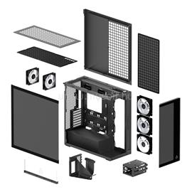 ARCTIC Xtender VG Tempered Glass Black ACPCC00016A small