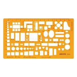 ARISTO 1:100 építész bútorsablon GEO5064 small