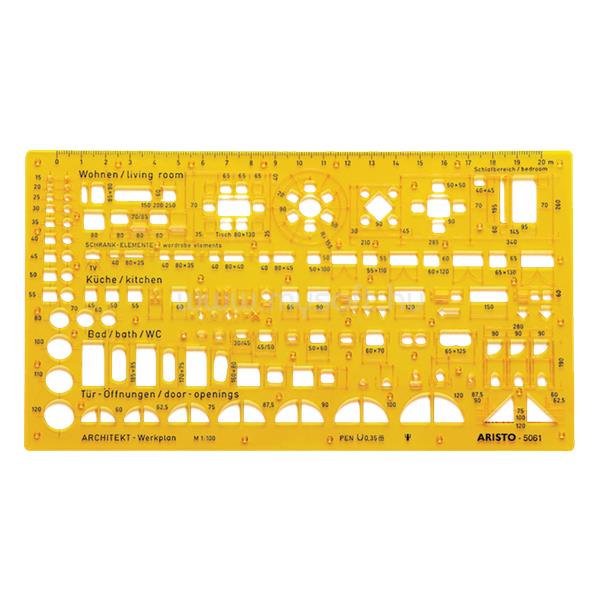 ARISTO 1:100 építész kombisablon