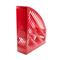 ARK Iratpapucs 8cm, műanyag, 80x320x250mm, piros ARK_66907 small