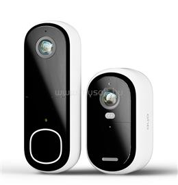 ARLO Essential Hard bundle - (Gen.2) [1x VMK3050-100UK] 2K Outdoor Security Camera + (Gen.2) [1x AVD3001-100EUS] Video Doorbell FHD Security wireless - White VMK3050-100UK small