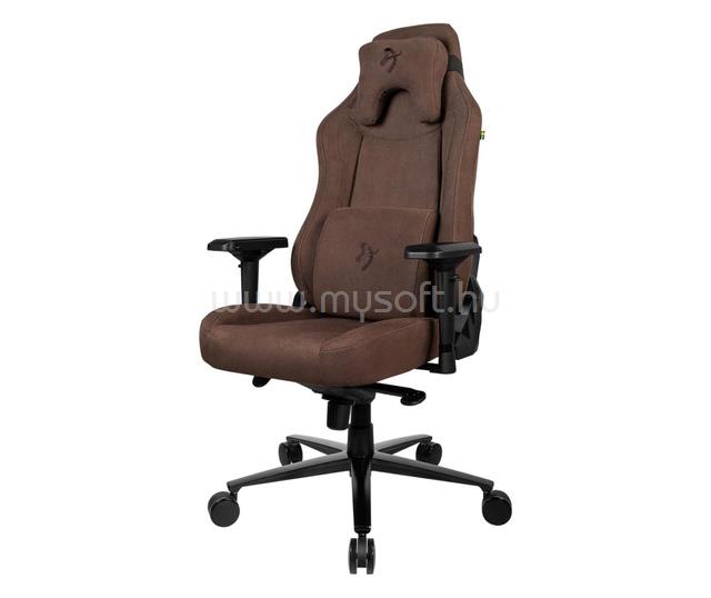 AROZZI Vernazza Supersoft Fabric gaming szék (barna)