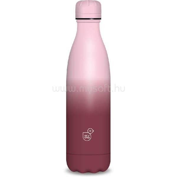 ARS UNA 500ml-es Gradient burgundy-pink duplafalú fémkulacs