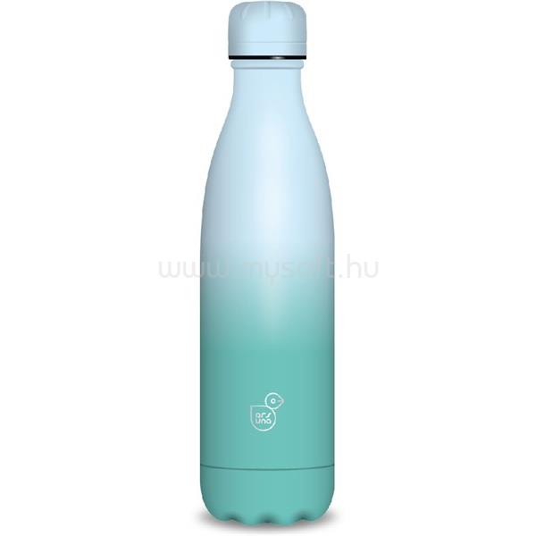 ARS UNA 500ml-es Gradient türkiz-világoskék duplafalú fémkulacs
