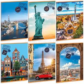 ARS UNA Cities of the World 23 (5325) A4 extra kapcsos kockás füzet ARS_UNA_53123251 small