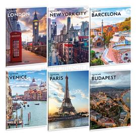 ARS UNA Cityscape 25 (5482) A4 extra kapcsos vonalas füzet ARS_UNA_53114822 small