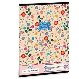 ARS UNA Flower Power 23 (5260) A5 21-32 vonalas füzet ARS_UNA_53622600 small